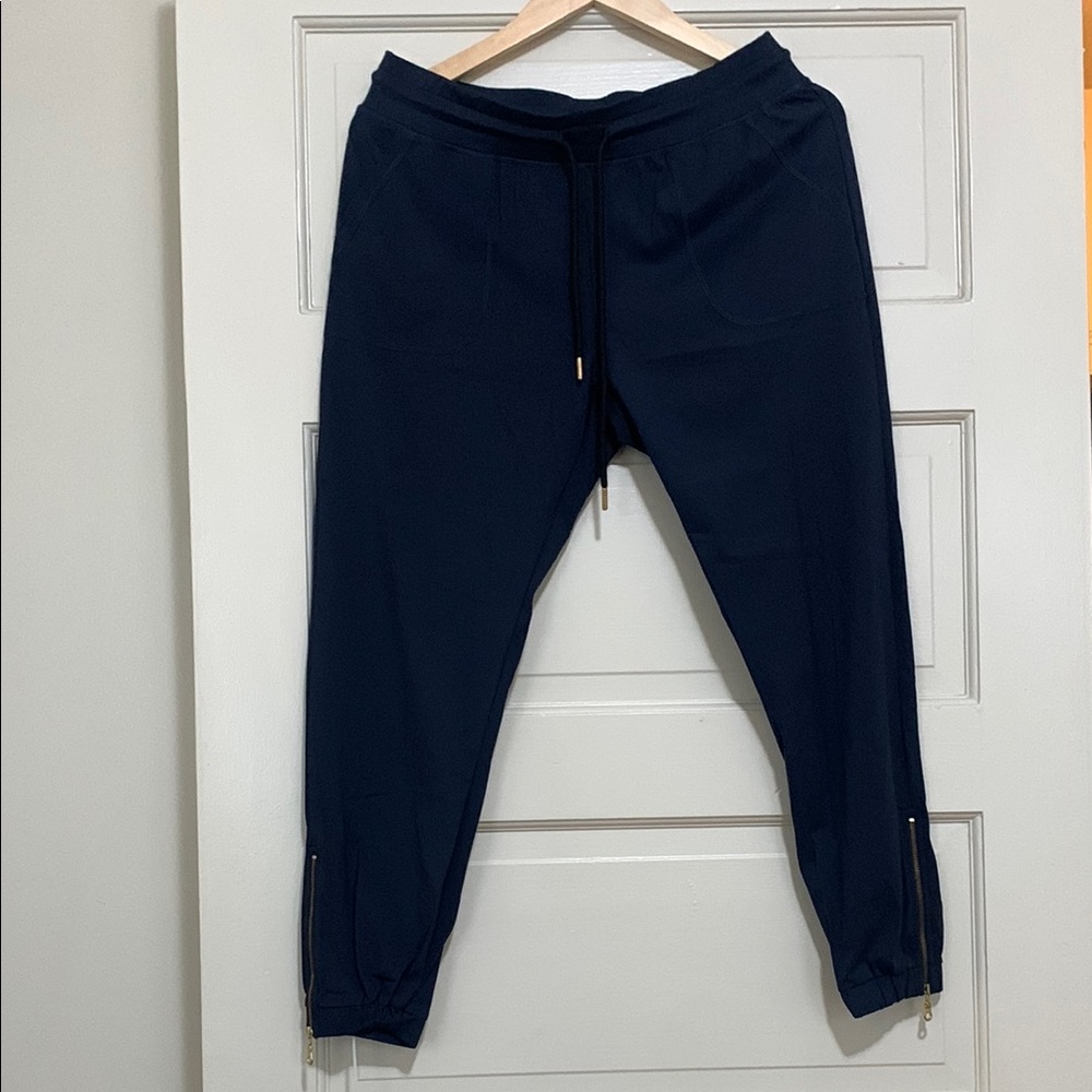ZYIA Blue Jogger Track Pants Relaxed Fit